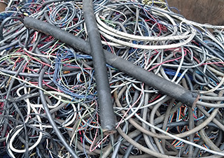 Scrapped electric cables